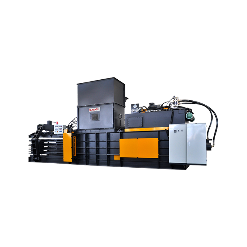 مكبس ضغط أفقي معزز متوسط الحجم أوتوماتيكي بالكامل