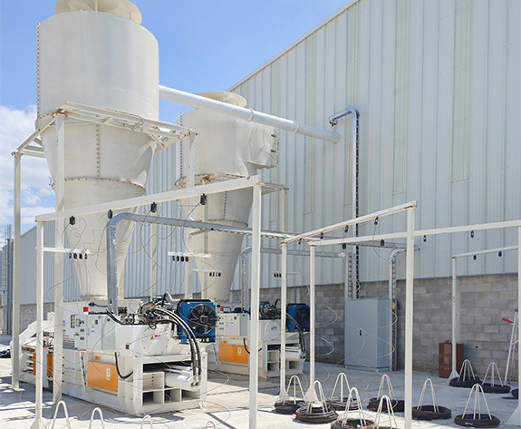 نظام إزالة النفايات الأوتوماتيكي الكامل لمصانع الكرتون المكسيكية