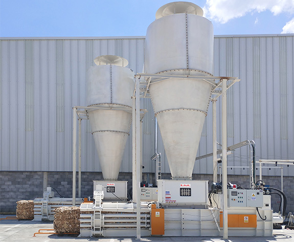 نظام إزالة النفايات الأوتوماتيكي الكامل لمصانع الكرتون المكسيكية