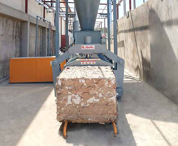 نظام إزالة النفايات الآلي الكامل لمصنع الكرتون النيجيري